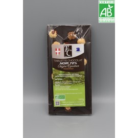 Tablette Chocolat Noir 72% Noisettes