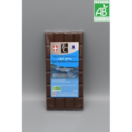 Tablette Chocolat lait 37%